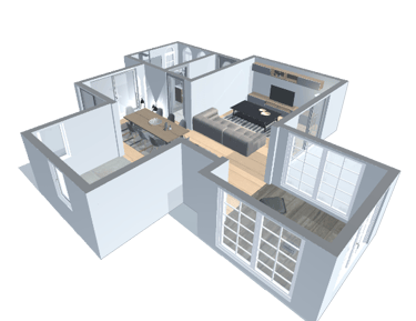 Home Design Floor Plan by Kemper Apps
