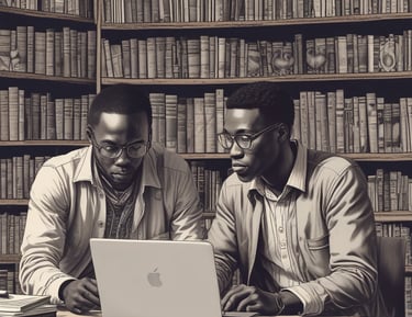 Researchers collaborating over advanced AI models and data visualizations in a high-tech lab.