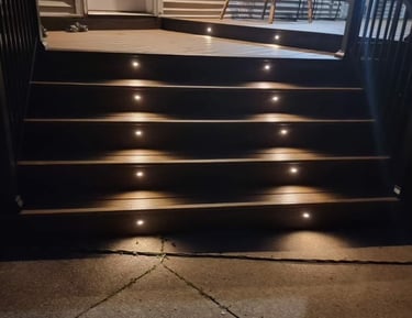 led deck lighting by paramount exterior llc