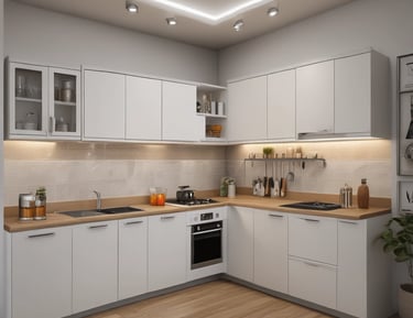 A serene bedroom with calming tones and carefully chosen decor creating a peaceful retreat.