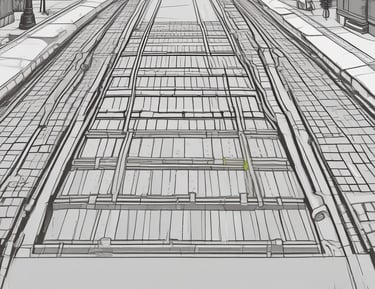 Project manager reviewing construction progress with team members on site.