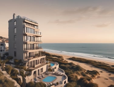 Beautiful vacation home near the beach with outdoor pool.