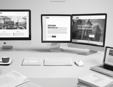 A professional making calls in a modern office to boost client outreach.