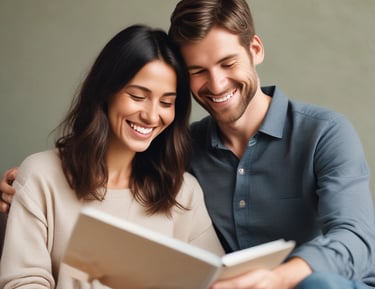 Close-up of hands exchanging a small gift symbolizing appreciation and respect between partners.