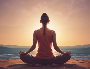 A cozy corner with warm lighting, inviting for quiet reflection and rest.