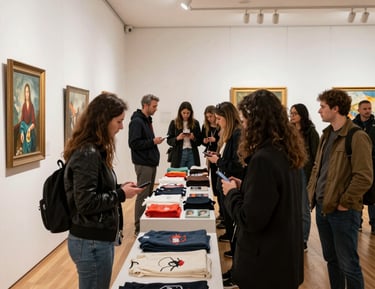 Screen printing setup with ink and squeegee ready for custom garment printing.