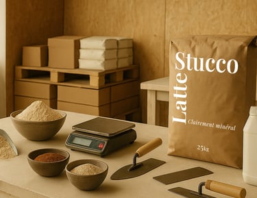 Fabrication artisanale à base de pigments naturels