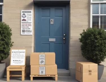 a bunch of boxes on a pallet