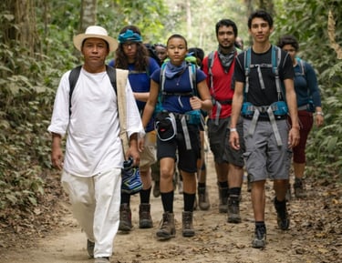Guia indigena guiando por 4 dias a la ciudad perdida