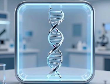 Upward-trending stock charts formed by polished gold light particles with a modern office texture background.