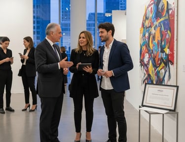 Arqa Art FAir | Cultural personalities exchanging conversations
