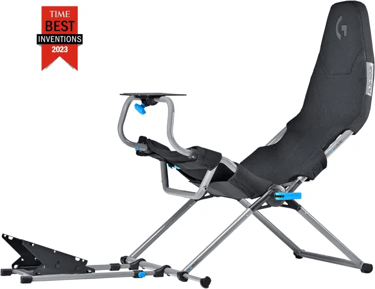 PLAYSEAT Challenge X Logitech G Edition Silla para juegos de carreras, color negro