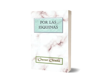 Portada del libro 'Por las esquinas' de Óscar Ocaña Parrón, de la serie 'Teatro en la palma de la mano'