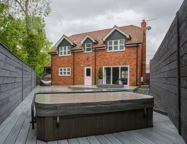 new house build completed by pbp services in evesham