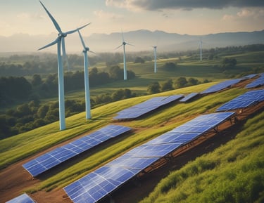 A diverse group of engineers collaborating on energy solutions.