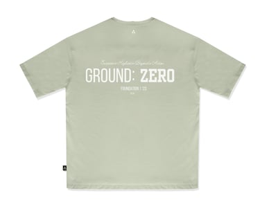 Flat lay of a t-shirt