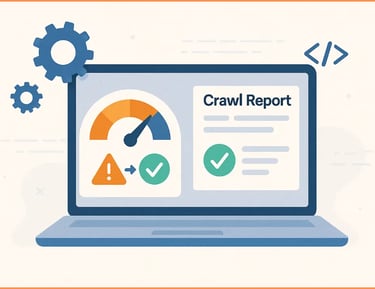 visual representation of crawl report