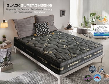 Colchón Viscoelástico Black Superginseng