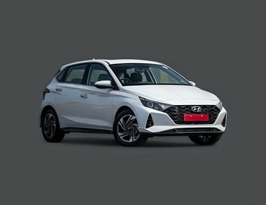 Hyundai i20 rental hatchback in Guwahati by Bhara Gari