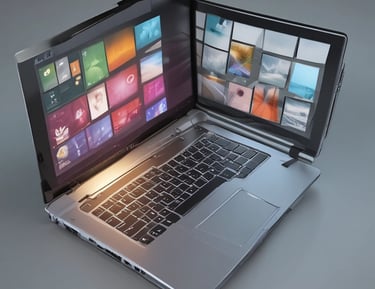 black and brown computer tower