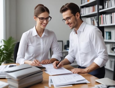 A small coffee shop entrance with a minimalistic sign on the wall reading 'small company coffee.' In front of it, a reflective sandwich board displays the same logo along with opening hours, Monday to Sunday from 10:00 to 19:00. The sidewalk is paved with bricks, leading to a modern interior visible through the door.