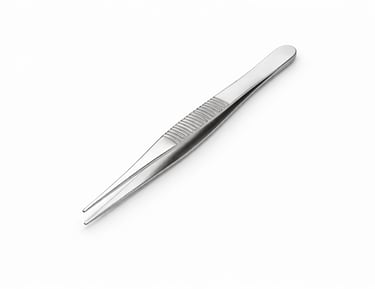 stainless steel Adson dressing forceps instrument CE certified for delicate dressing handling.