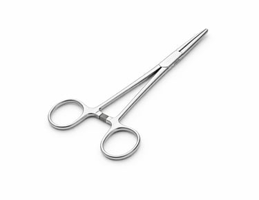 stainless steel artery forceps instrument CE certified for clamping blood vessels.