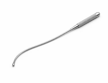 stainless steel fistula probe instrument CE certified for fistula tract exploration.