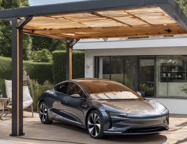 black motorcycle parked beside brown brick wall