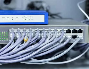 telekomunikacijski ormar s switchom