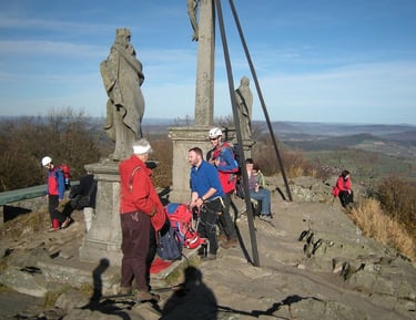 Bergwacht auf der Milseburg.