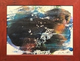 Ghost - acrylic poured paint