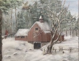 Hopewell Farm 27.94 x 35.56 cm Oil on canvas
