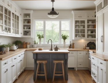 A cozy home setting with a couple reviewing mortgage documents.