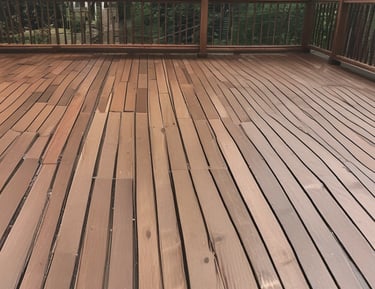 Before and after shots of a driveway cleaned by Ready Cleaning Services.