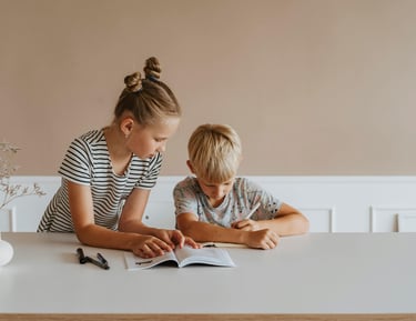 Vaikui teikiama pagalba atliekant namų darbus ir mokantis papildomai