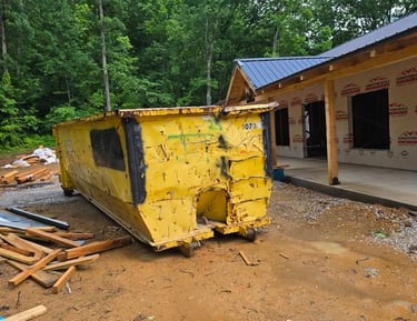 dumpster for contractor job site Sweetwater TN