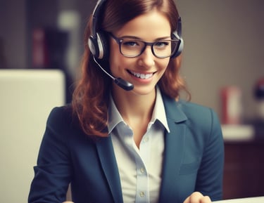 Professional driver handing over a package to a business client.