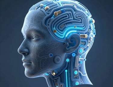 An open book with digital code flowing from its pages, representing knowledge and technology.