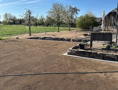 Erschaffung-Gartenanlage