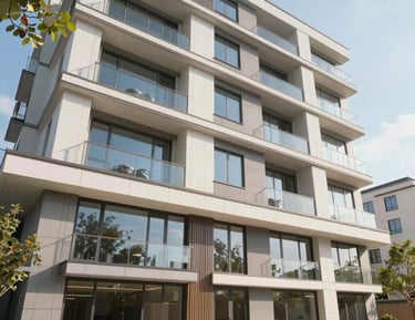 Luxurious living room interior showcasing tasteful design and comfort.