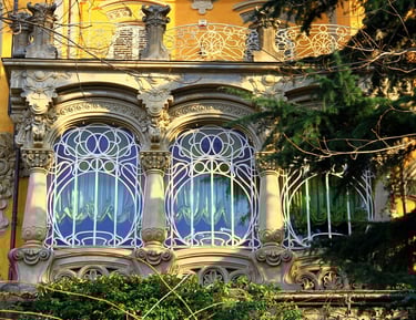 Villa Scott iconic art nouveu house in Torino