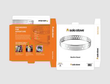 Bonfire Stand product packaging design