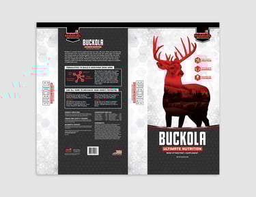 Evolved Habitats Buckola packaging design
