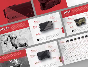 Halo Optics rangefinders product guide pages