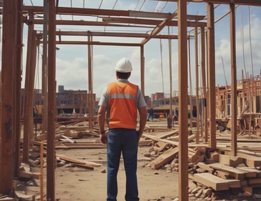 Close-up of a detailed architectural render showing a new building design.