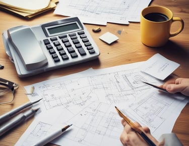 Close-up of carefully selected fabric samples and paint swatches for interior decoration.