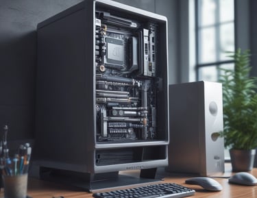 Person attending an online training session on a laptop at home.