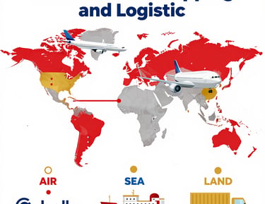 A detailed map highlighting trade routes between Africa and global markets.