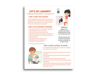 Let's do laundry printables.